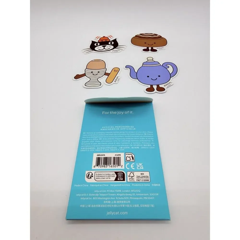Jellycat Breakfast Stickers New Authentic Limited Edition